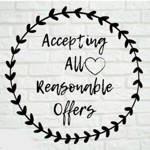 OFFERS ARE WELCOME!!! 💗